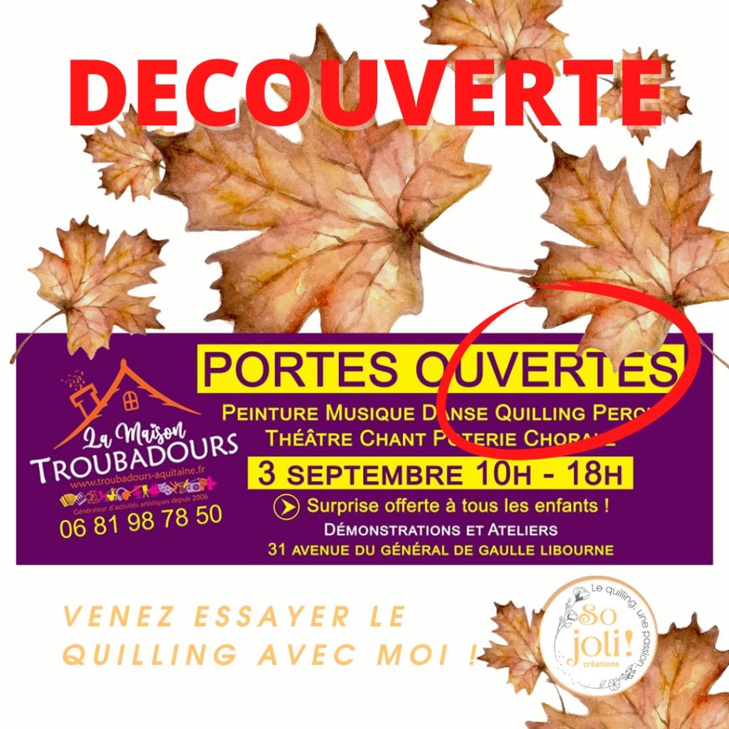 Association Troubadours Portes ouvertes Libourne